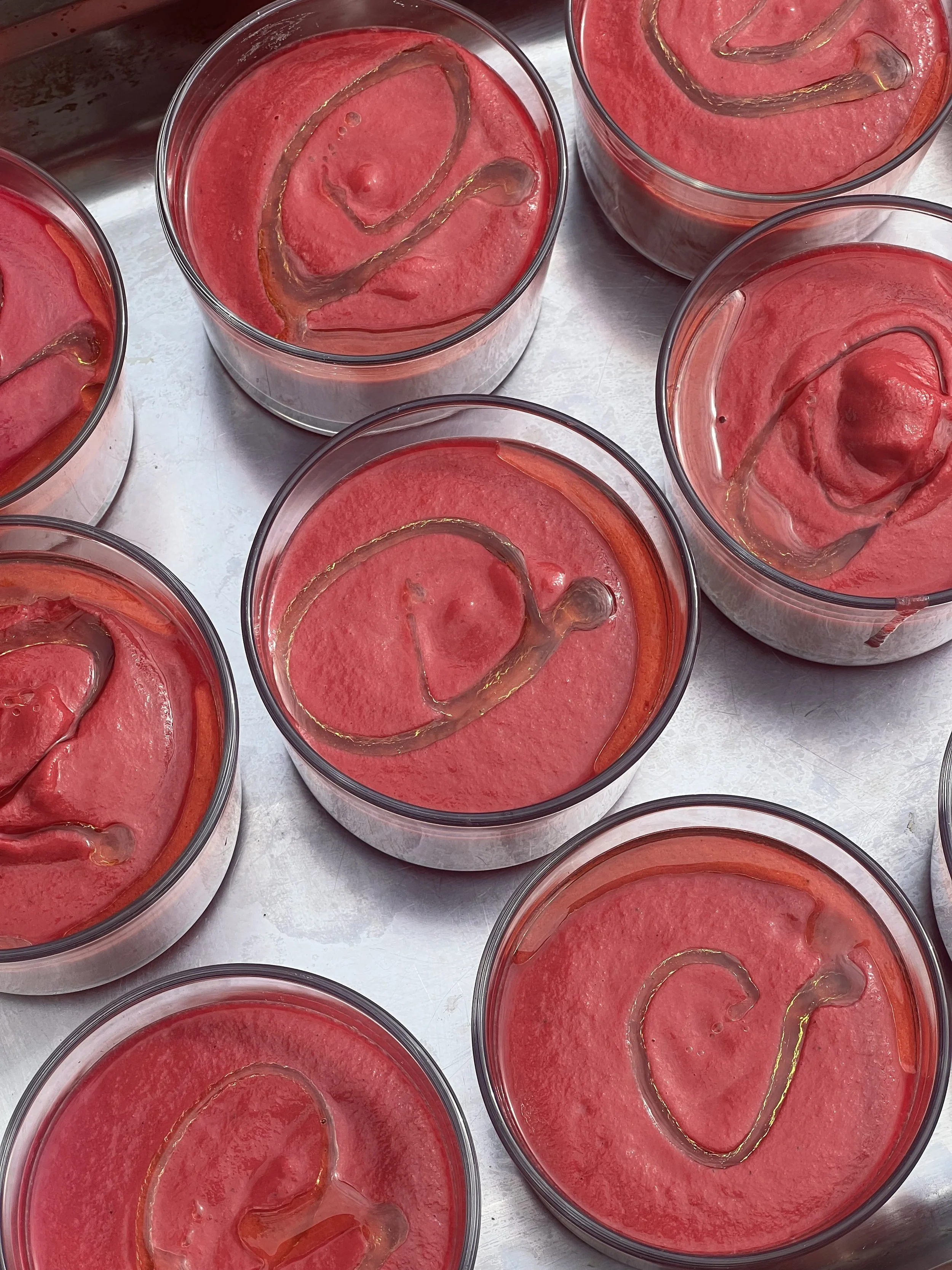 Gaspacho Betterave Pomme - Cuisine Végétarienne - Cheffe privée - Retraite de Yoga