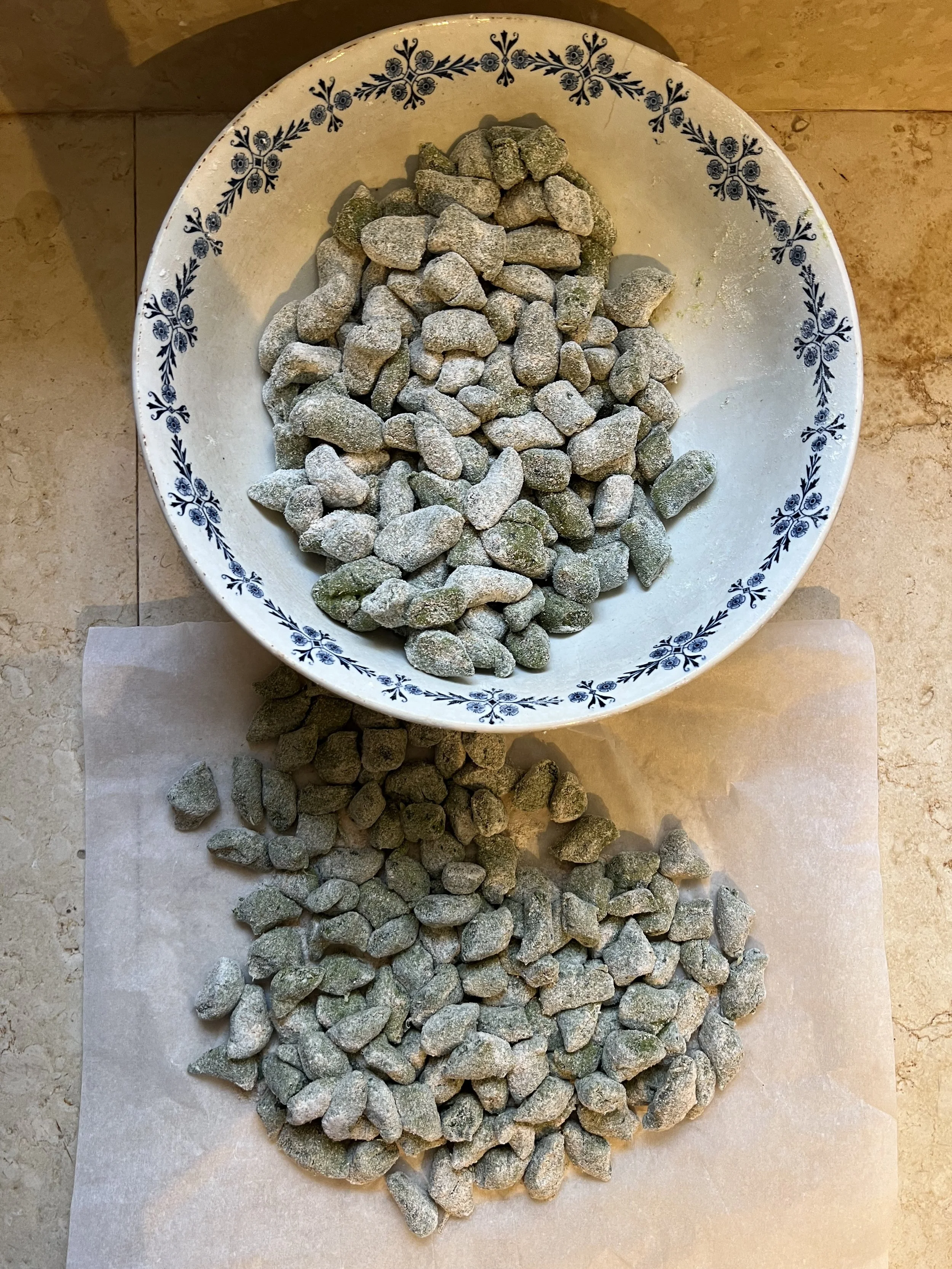 Gnocchi bletttes - Cuisine Végétarienne - Cheffe privée - Retraite de Yoga