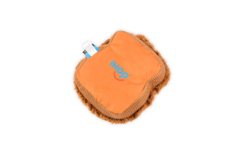 HOP thick n fluffy french toast toy perfect for small medium and large dogs