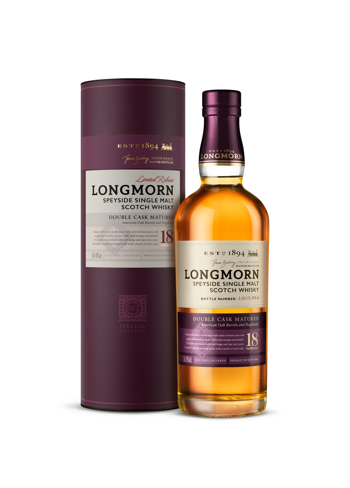 Longmorn 18 Years Old Scotch Single Malt
