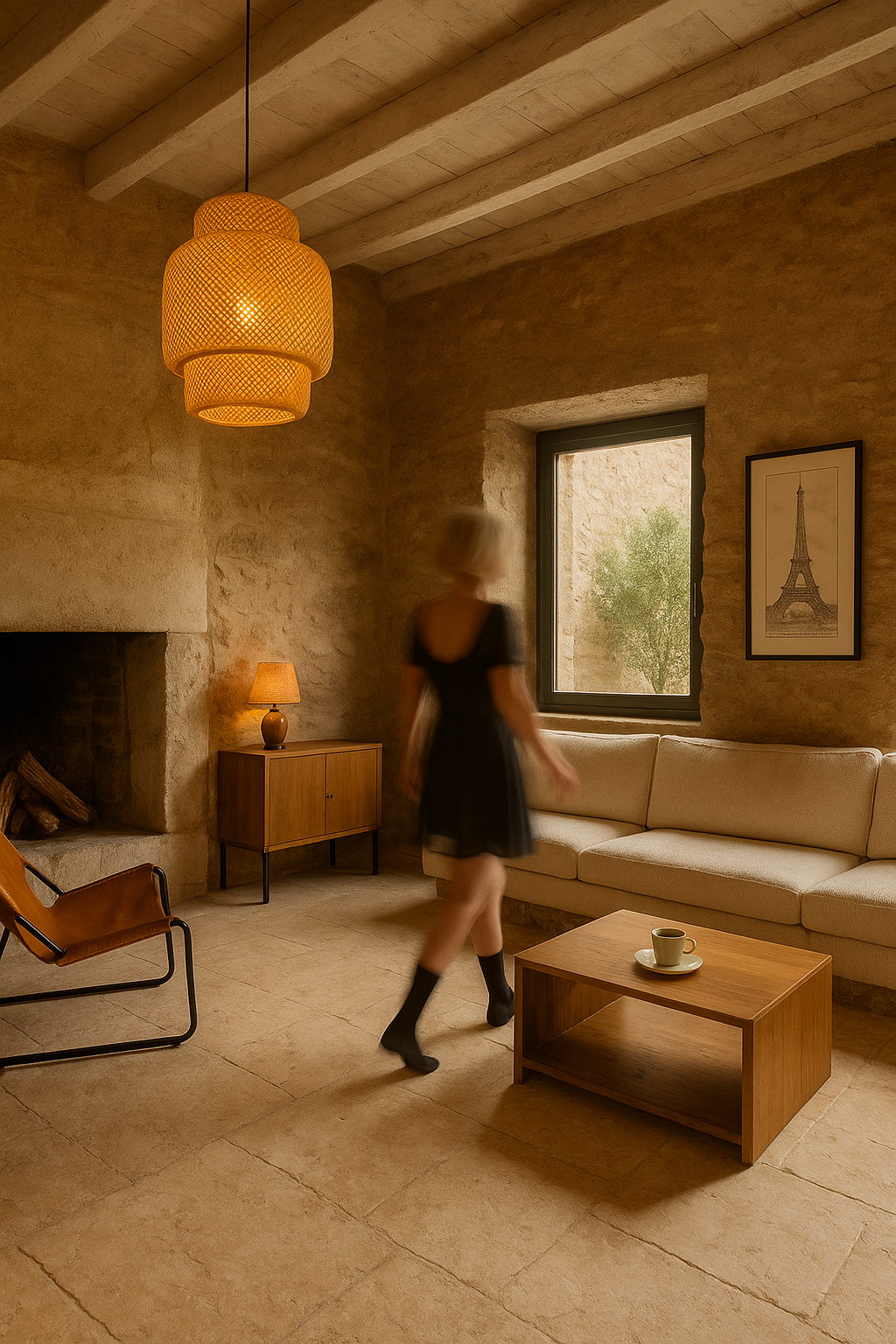 Salon — Authentique et chaleureux