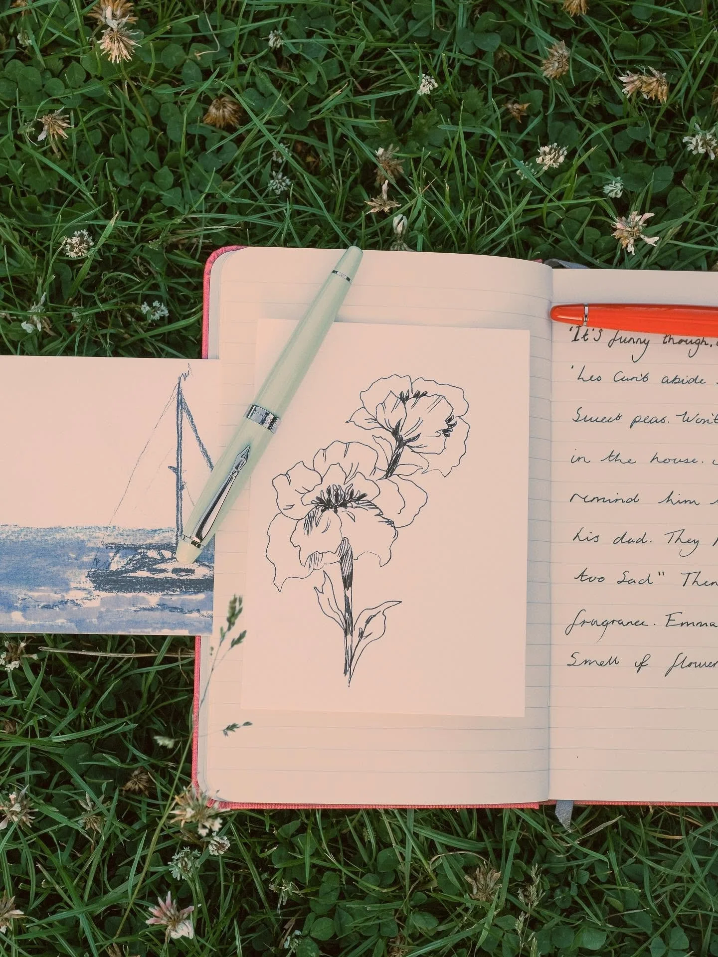 Plooms pens are for capturing all the summertime moments. #ploomspens #fountainpens #inkdrawings #summerholidays