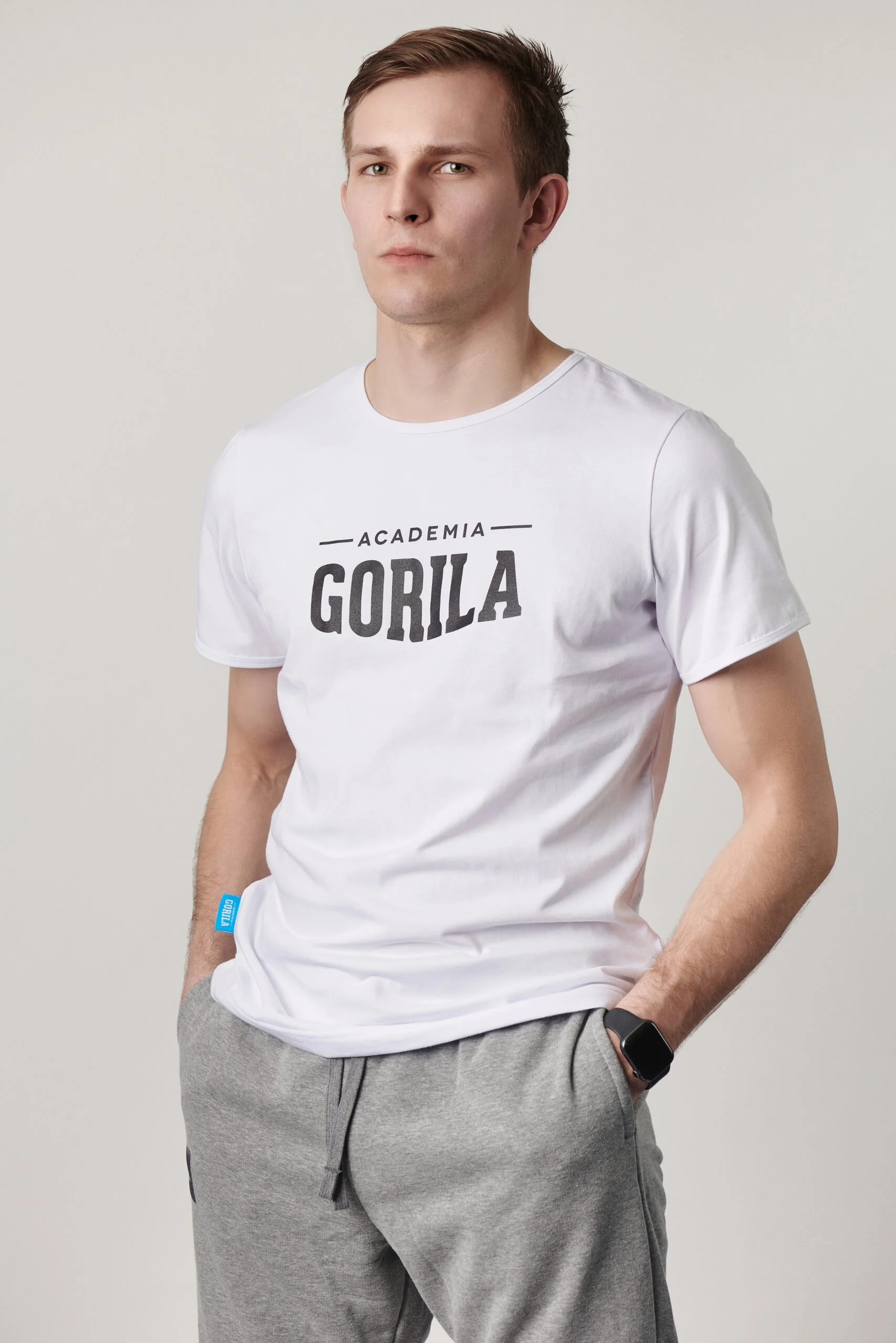 T-shirt biały classic