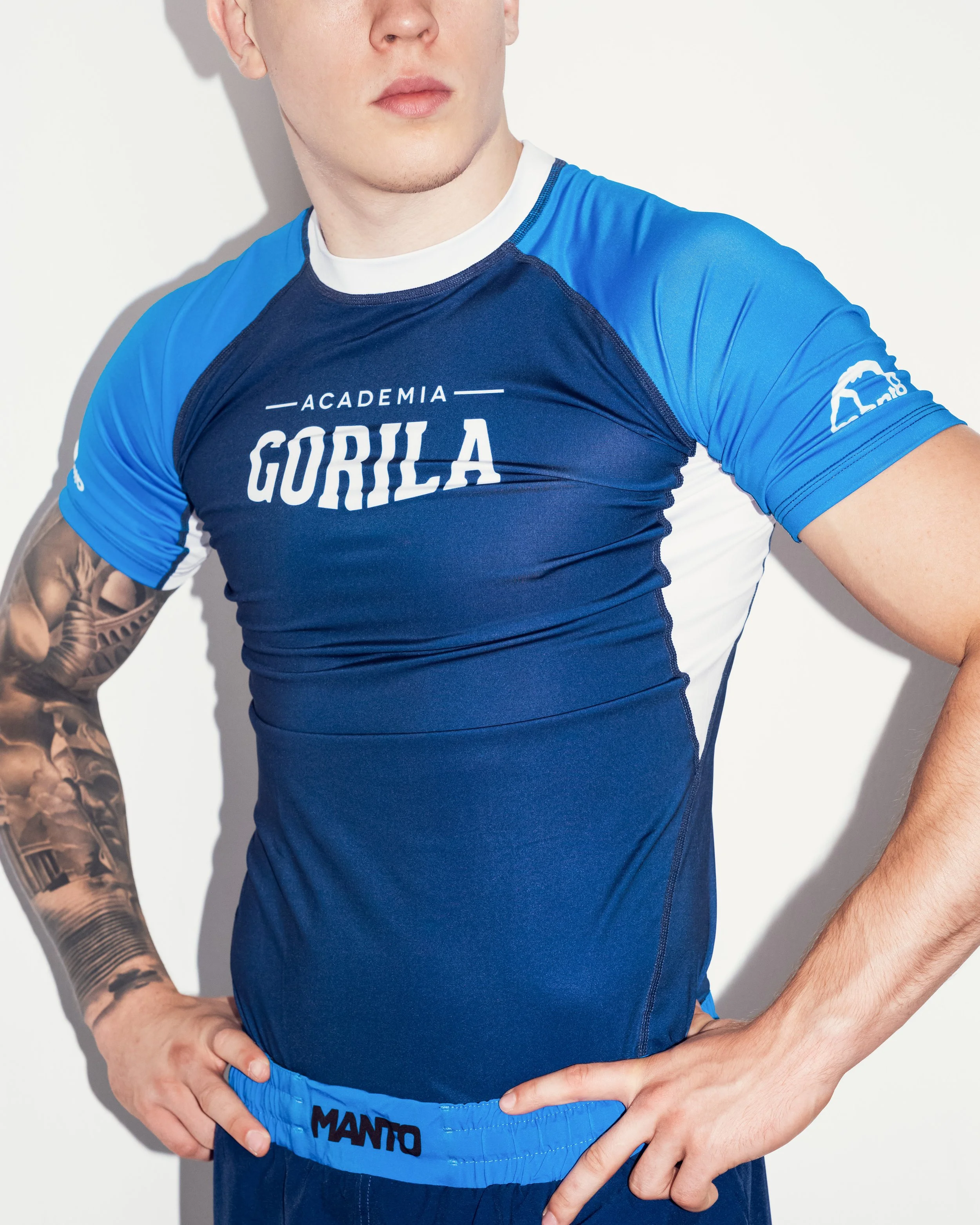 Rashguard z krótkim rękawem NAVY