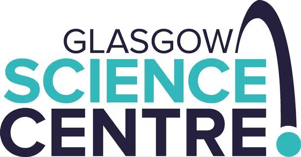 Logo for Glasgow Science Centre med navnet i store bokstaver