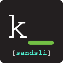 Logo for Kodeklubben Sandsli.