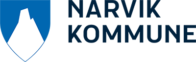 Kommunal logo med tekst 'Narvik Kommune'