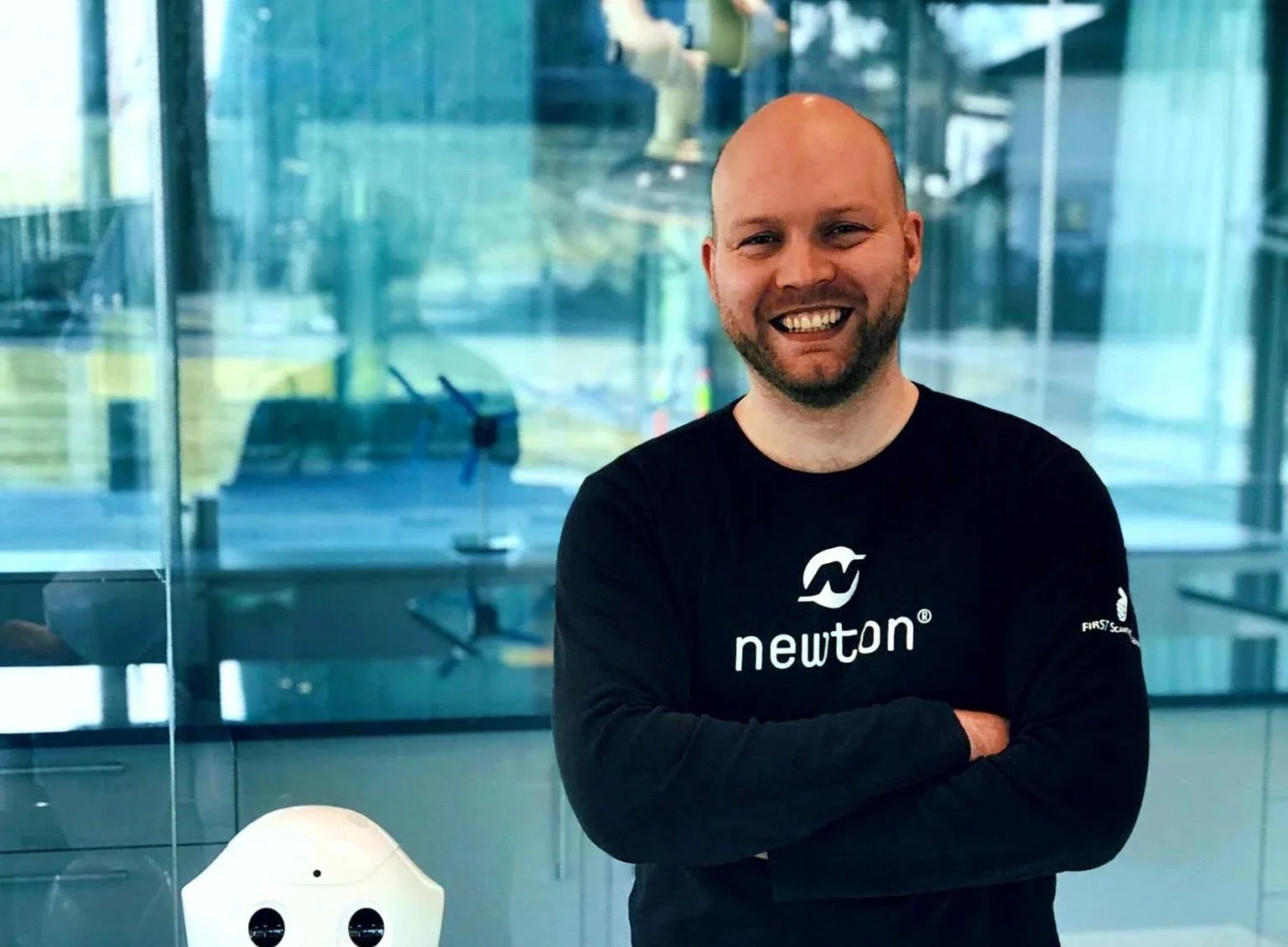 Portrett av Newton-lærer Bjørn Endre Helgesen.