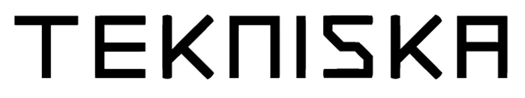 Tekniska logo med svart tekst på hvit bakgrunn.