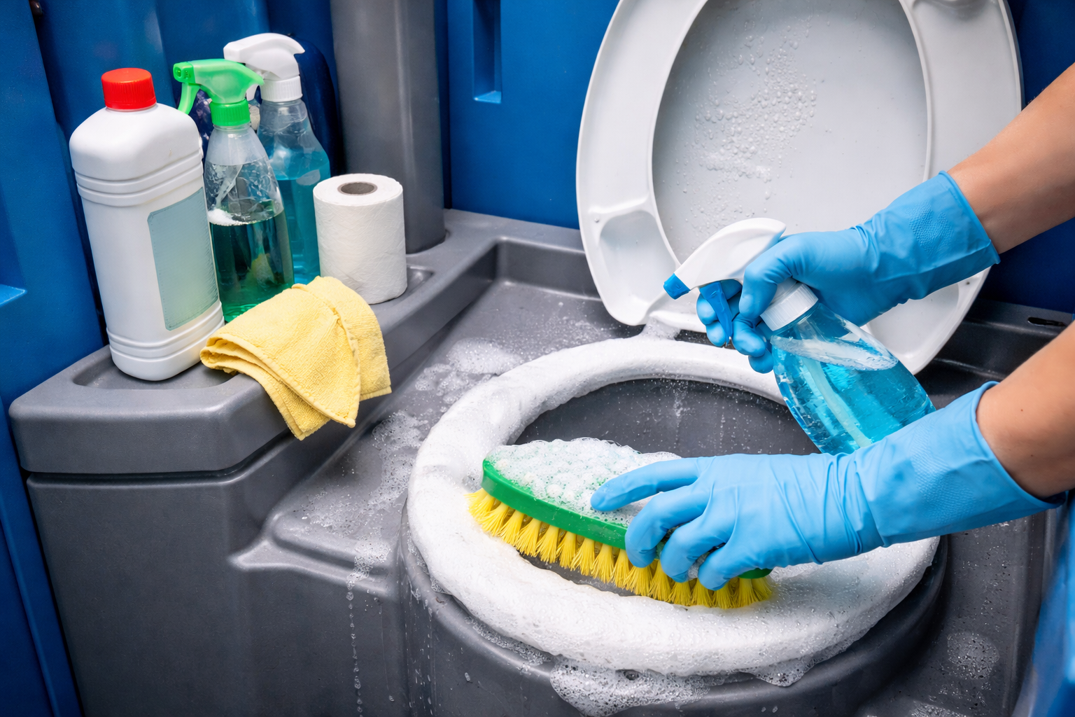 How to Clean a Porta Potty?