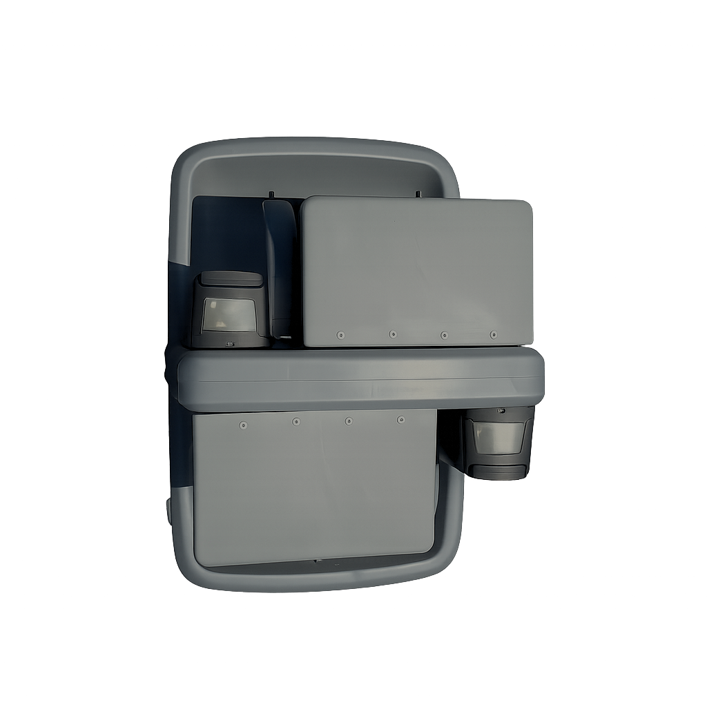 Top view of a portable sink
