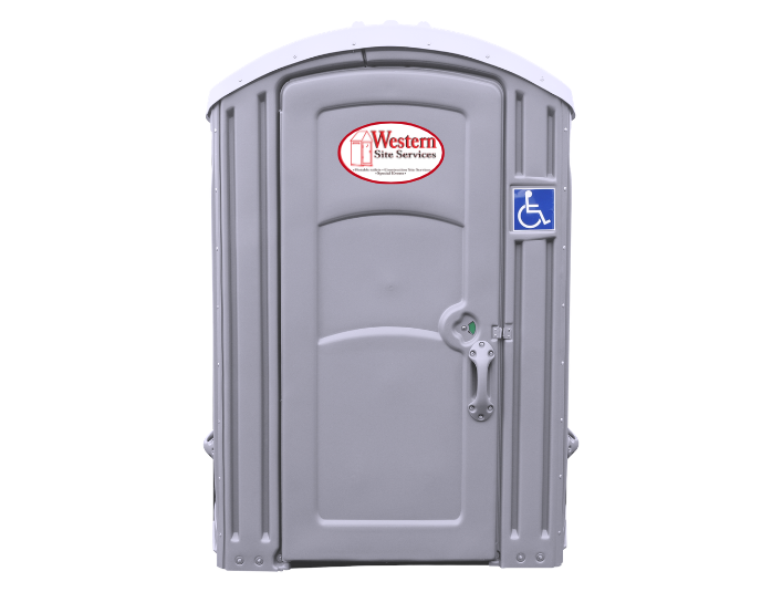 ADA-compliant porta potty rental with wide door access