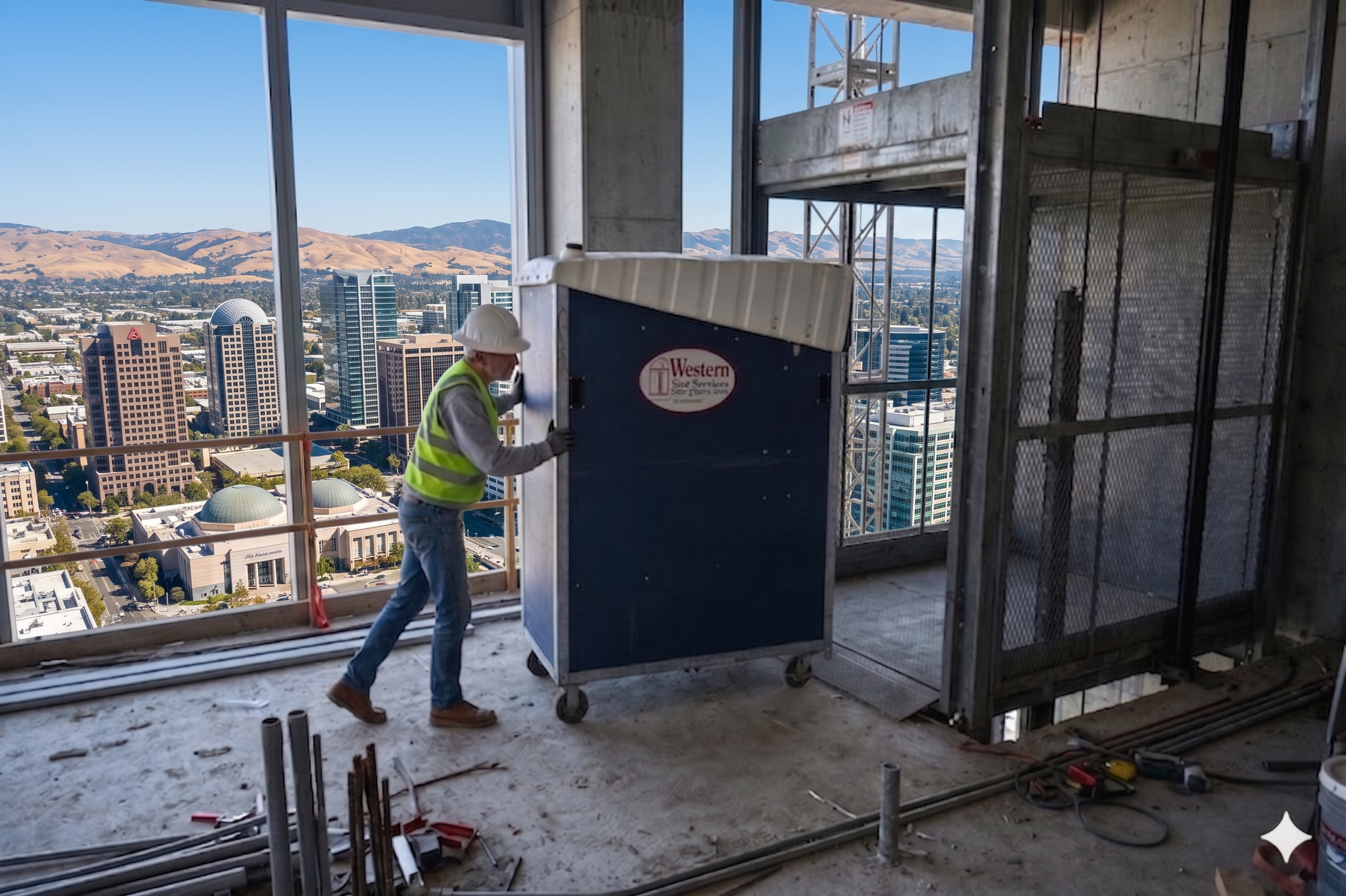 Portable Toilet Rental for Construction Sites