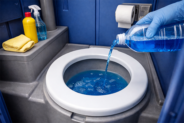 What Is the Blue Stuff in Porta Potties