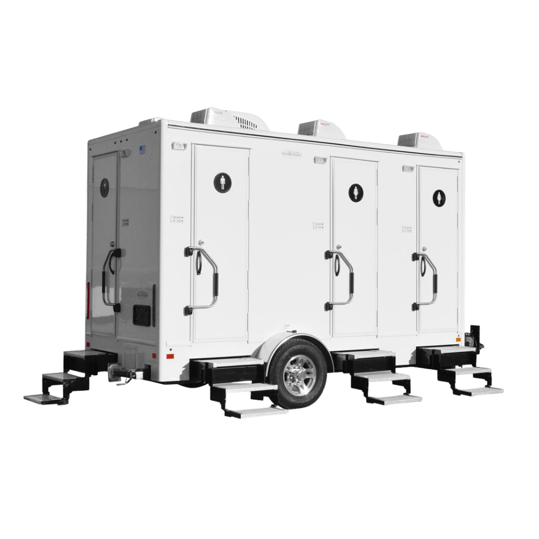 4 stall luxury restroom trailer