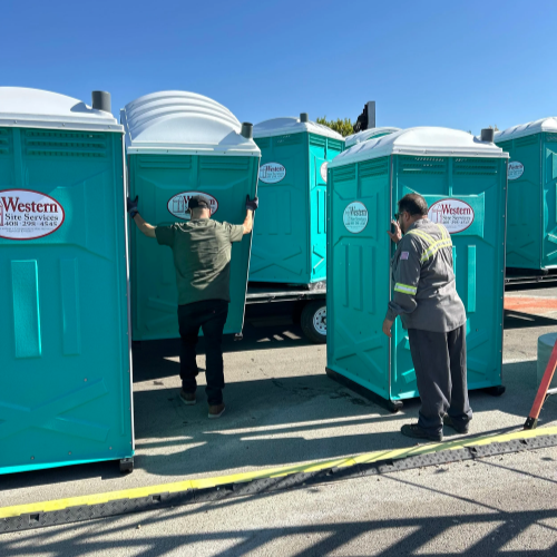 Event Porta Potty Installation