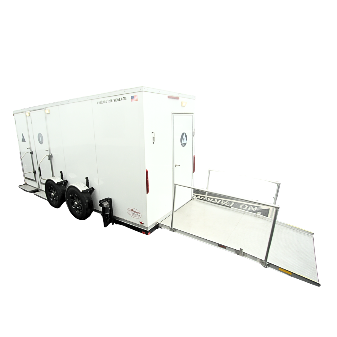 3 stall handicap luxury restroom trailer