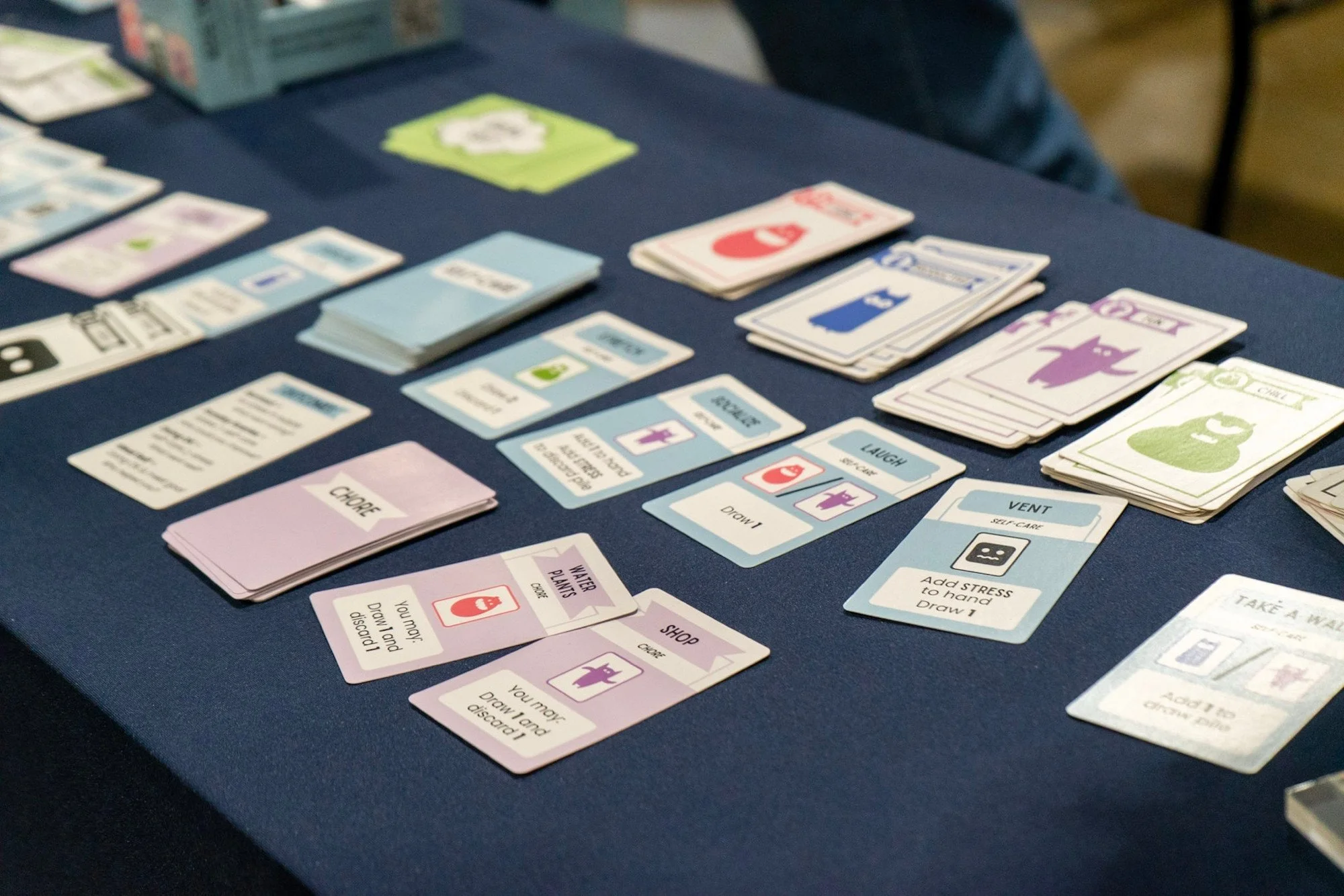 Splay of cards at IGNM booth