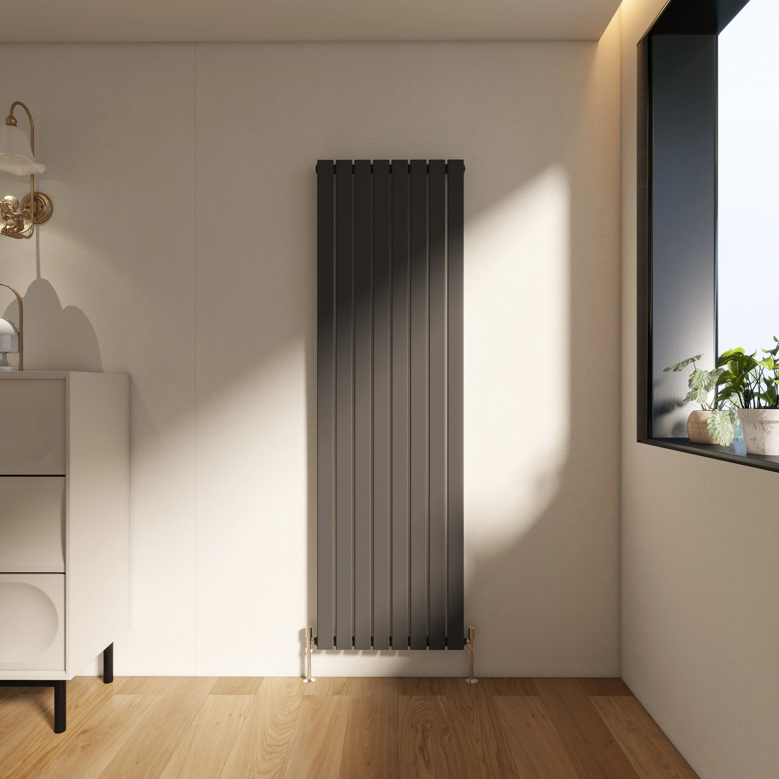 Vertical Flat Panel Radiator Single Column