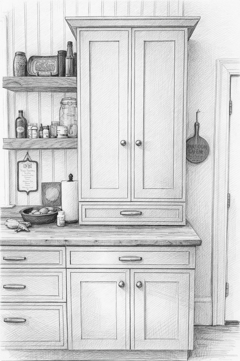 Countertop Hutch