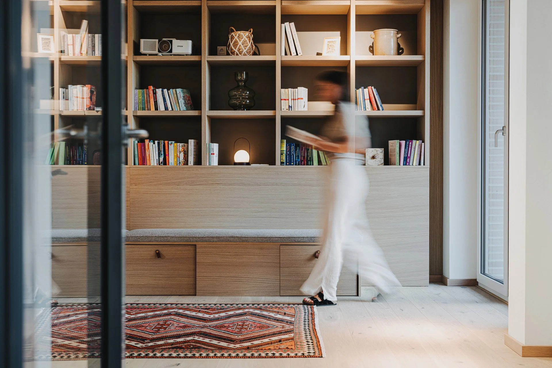 Bibliothek des Hotels