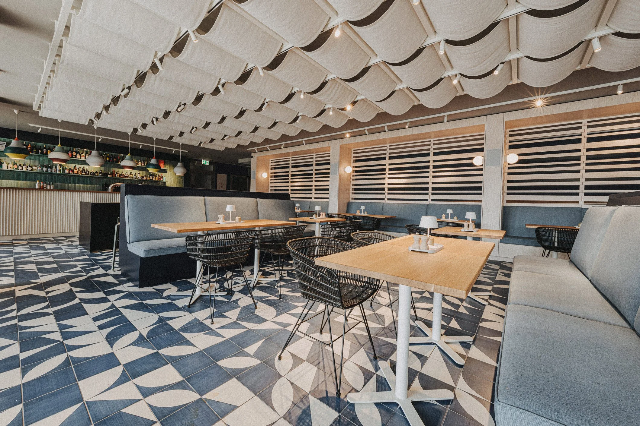 Blick in das Hotelrestaurant