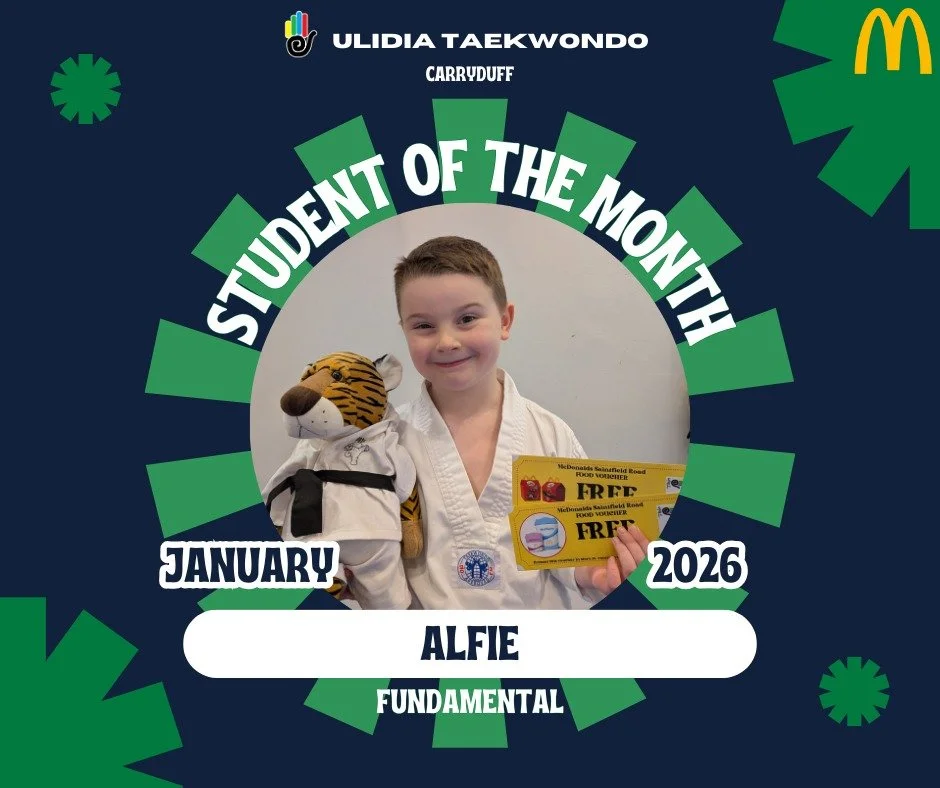 ✨ 𝗦𝘁𝘂𝗱𝗲𝗻𝘁𝘀 𝗢𝗳 𝗧𝗵𝗲 𝗠𝗼𝗻𝘁𝗵! ✨
Congratulations to our first recipients of the year, keep up the good work!
𝗖𝗮𝗿𝗿𝘆𝗱𝘂𝗳𝗳 🥋
Kids - Alfie
Juniors - Kevin
𝗡𝗲𝘄𝘁𝗼𝘄𝗻𝗮𝗯𝗯𝗲𝘆 🥋
Kids - Olly
Juniors - Caiden &amp; Callum
 #ulidia