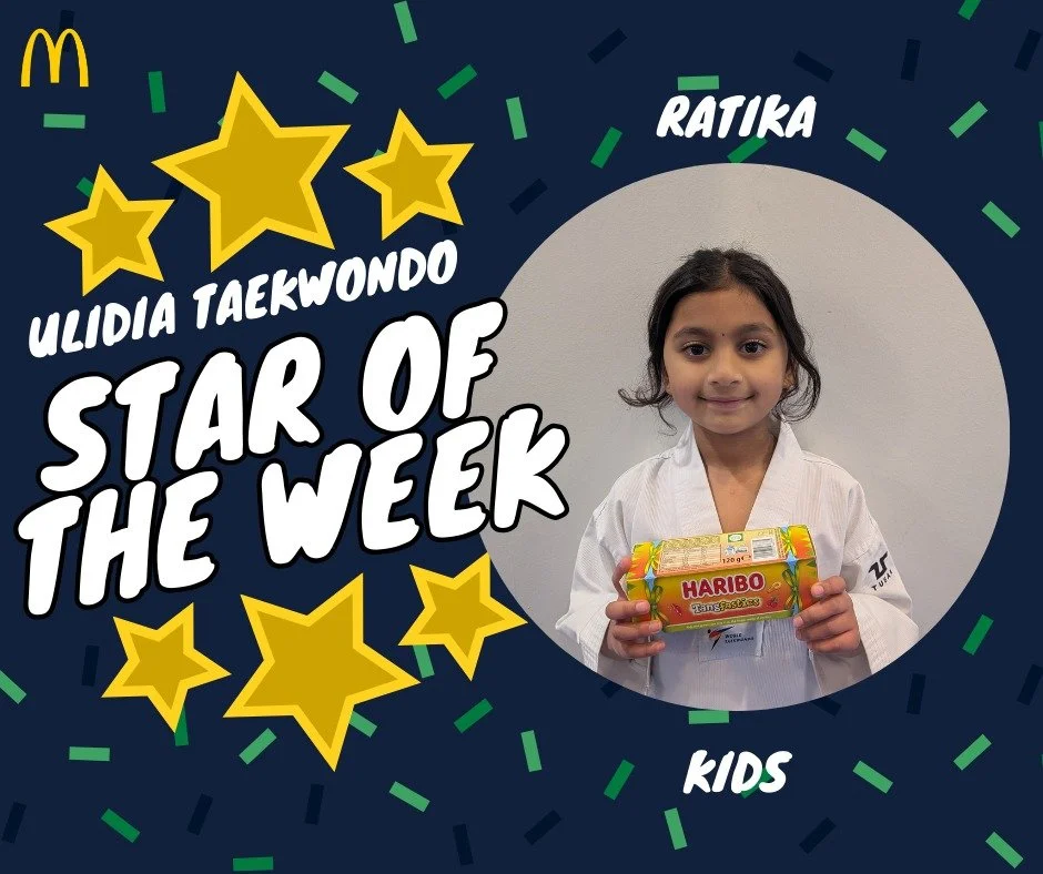 ⭐ 𝗦𝘁𝗮𝗿𝘀 𝗼𝗳 𝗧𝗵𝗲 𝗪𝗲𝗲𝗸! ⭐
Well done to Ratika and Zoe on being last week's Stars of the Week!
 #ulidiataekwondo #taekwondo #martialarts #carryduff #mcdonalds