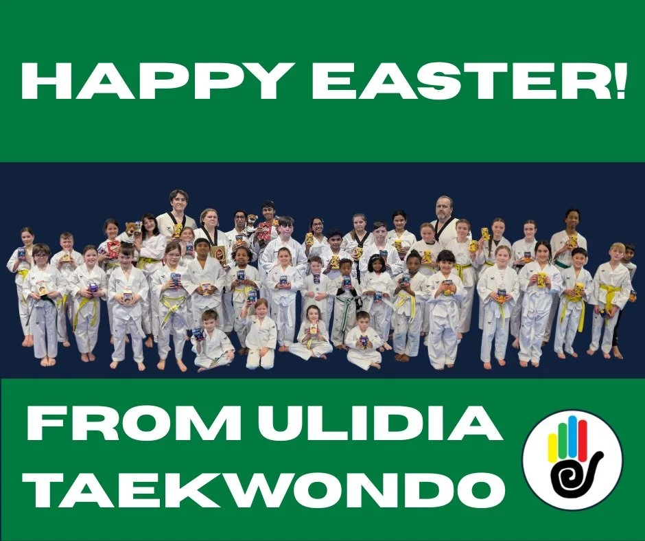 𝗛𝗮𝗽𝗽𝘆 𝗘𝗮𝘀𝘁𝗲𝗿 𝗳𝗿𝗼𝗺 𝗨𝗹𝗶𝗱𝗶𝗮 𝗧𝗮𝗲𝗸𝘄𝗼𝗻𝗱𝗼! 🐰

Don't eat too many Easter eggs!

#ulidiataekwondo #taekwondo #martialarts