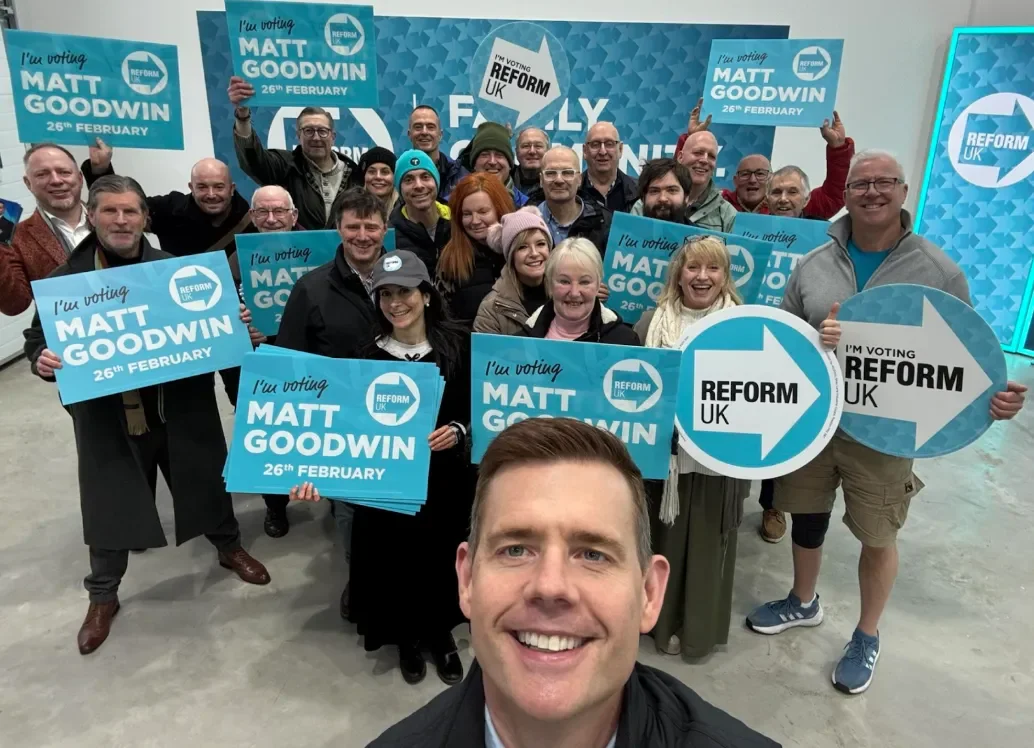 The Christian Vote recommends Matt Goodwin in the Gorton and Denton by-election