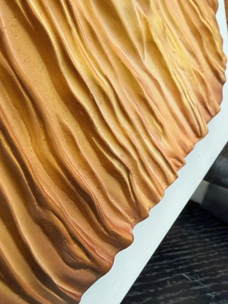 Détail d'un tableau "Ondes"