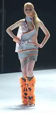 Nawal Mrabet Antwerp Fashion show 2003