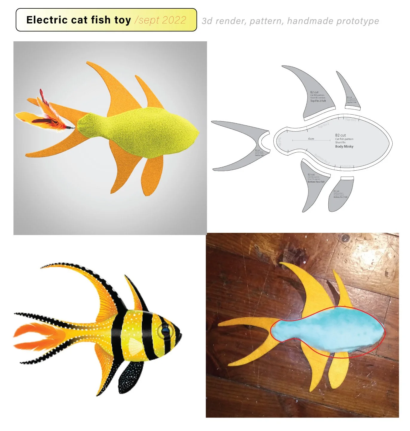 pet toy design, 3D, pattern making