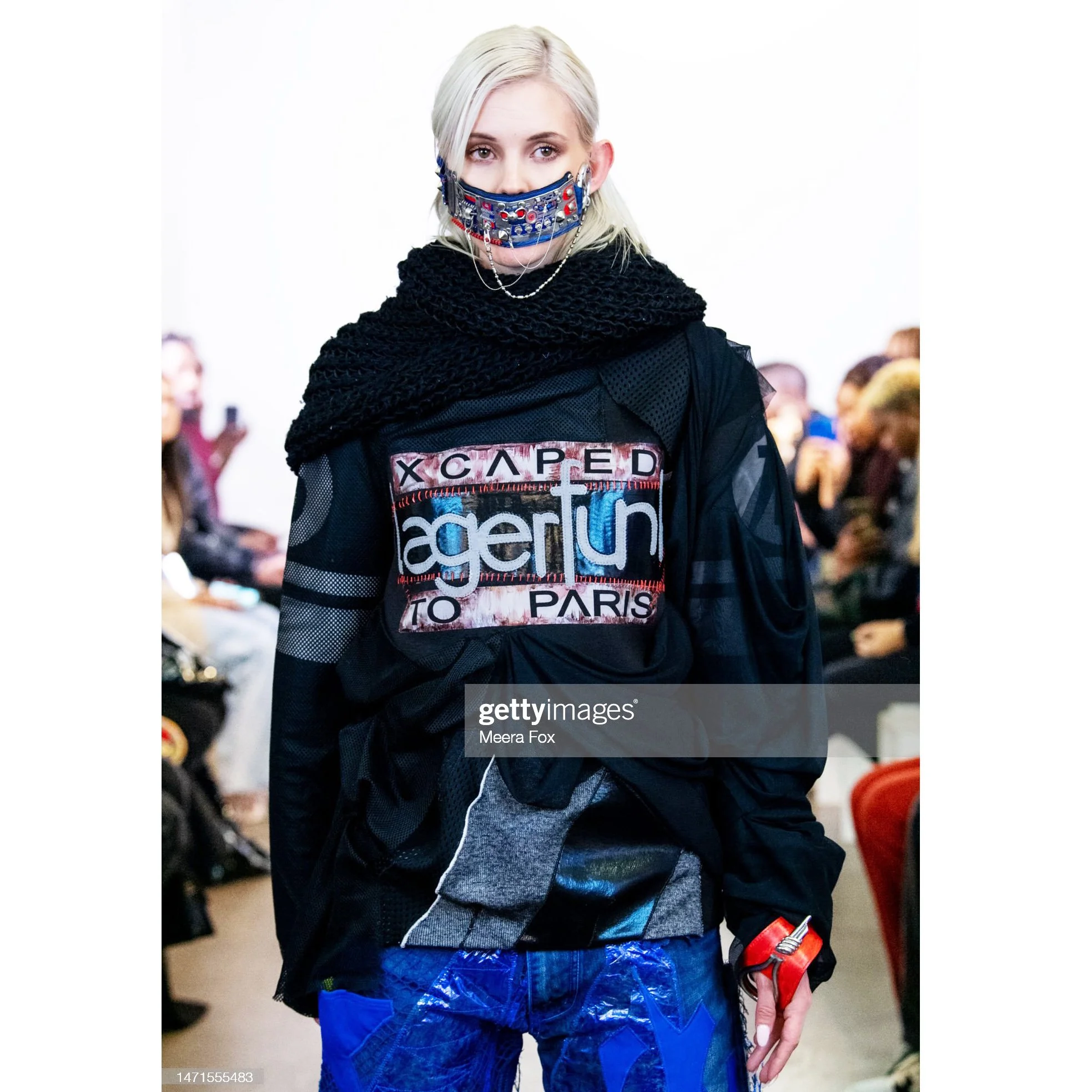 Nawal Mrabet Paris fashion week, hand made upcycled sustainable fashion, mode circulaire recyclée