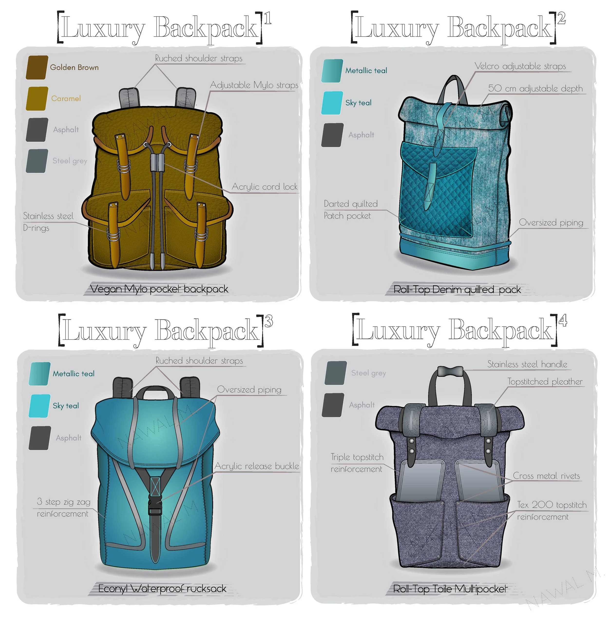 range plan luxury bags
