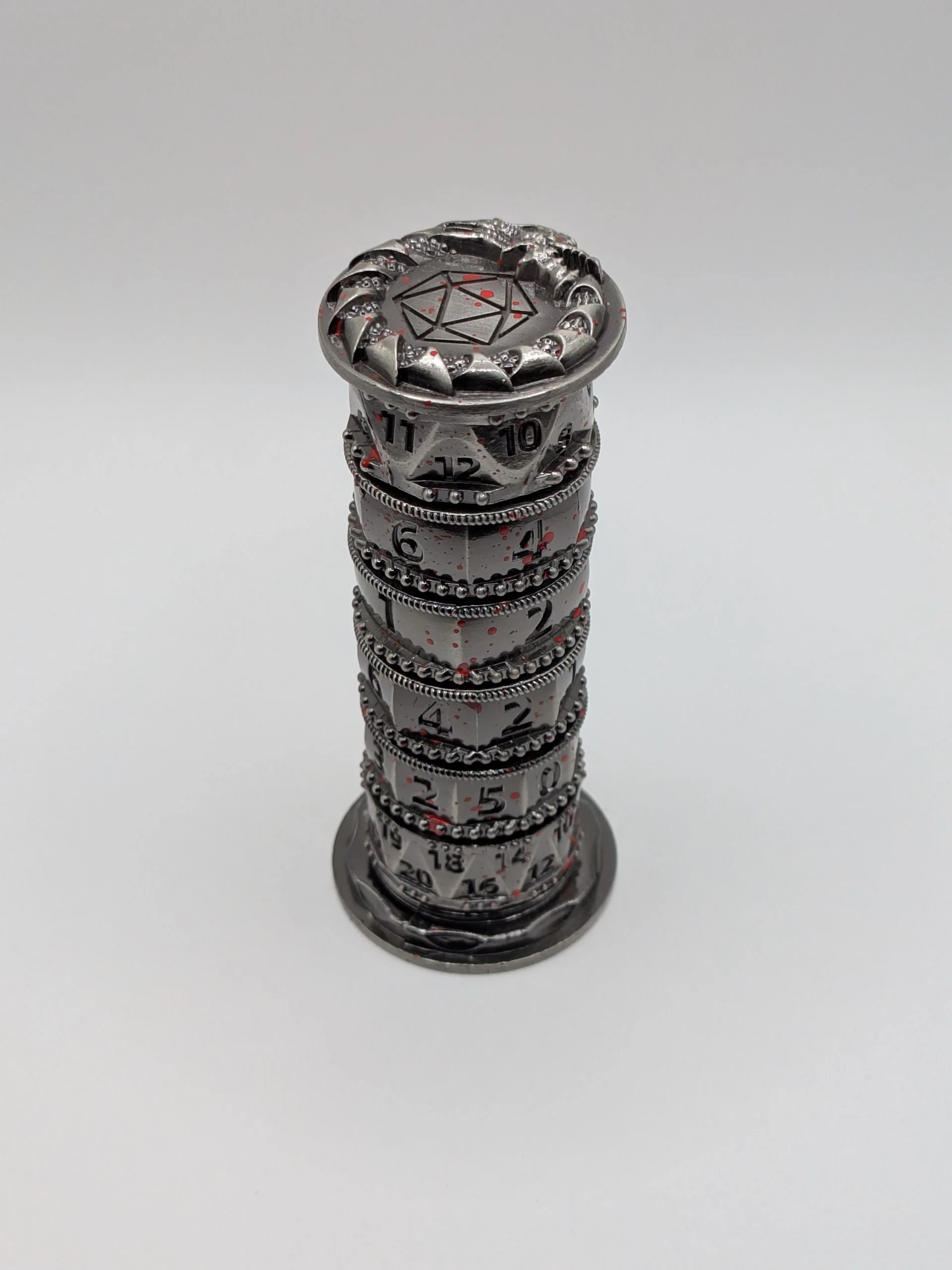 Blood Dragon Metal Tower Dice Spinner