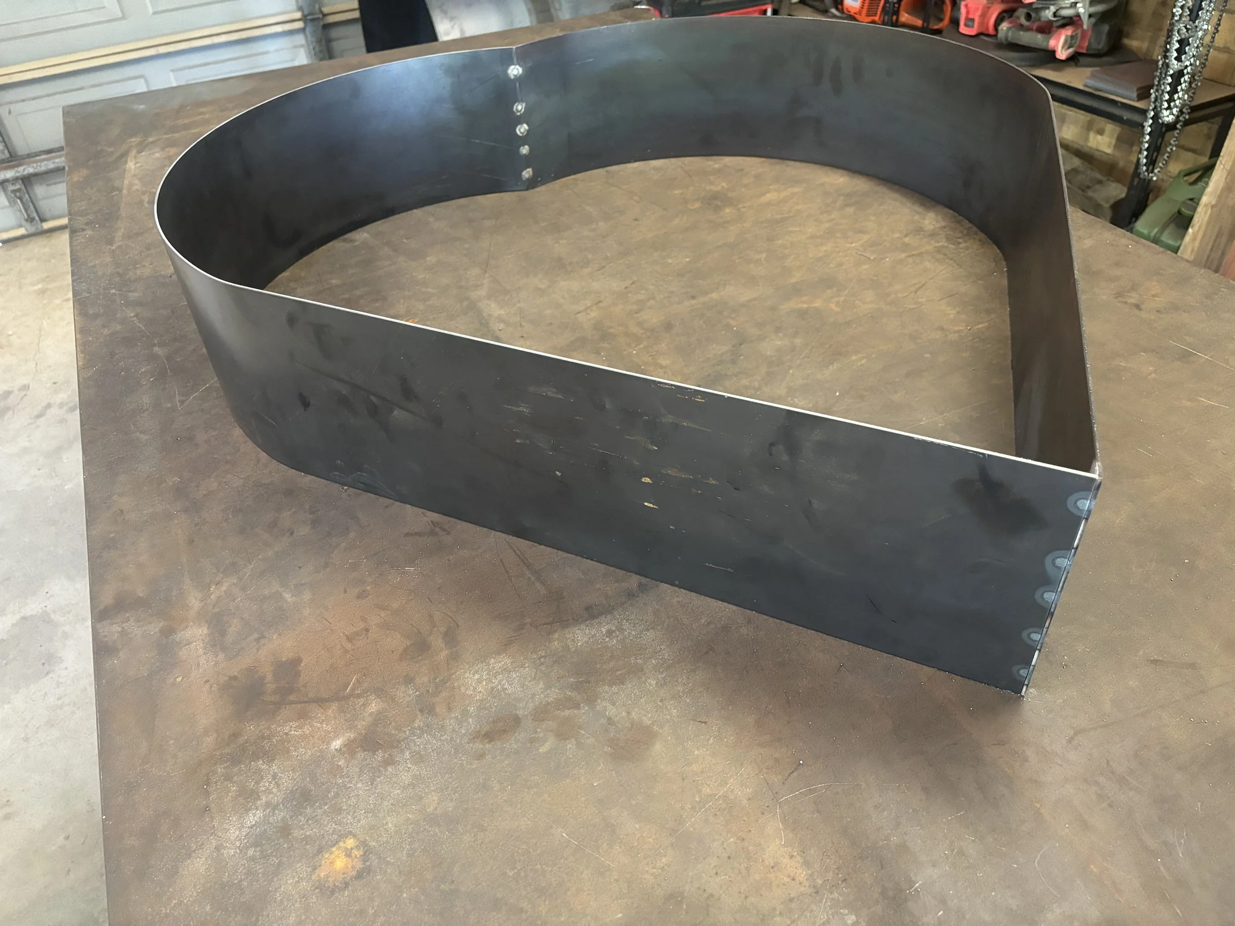 Valentine’s Day idea special - steel and corten edging