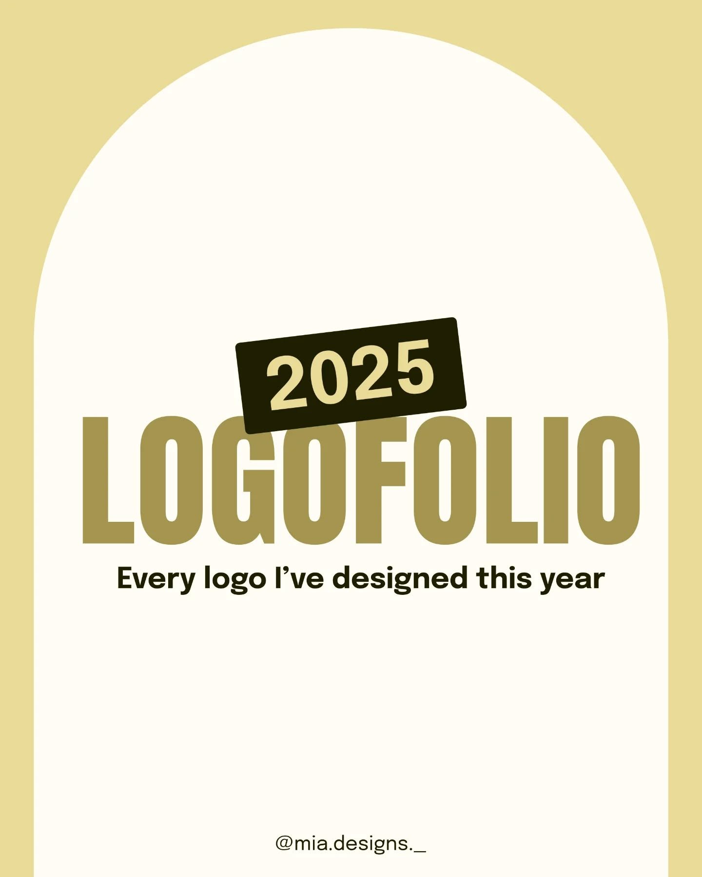 Wrapping up the year with my logofolio for 2025 featuring every logo I created this year ✨️

And bookings are now open for 2026 - let's work together!
-
-
-
-
#logodesigner #logodesign #logofolio #logofolio2025 #branddesigner