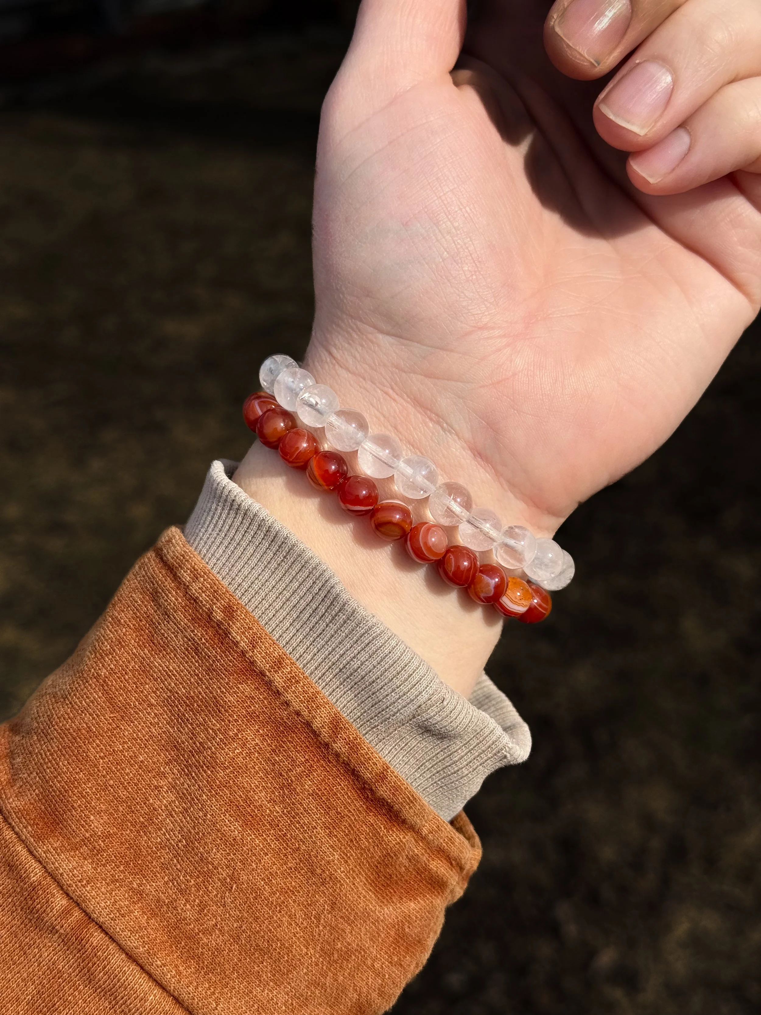 Carnelian Crystal Bracelet