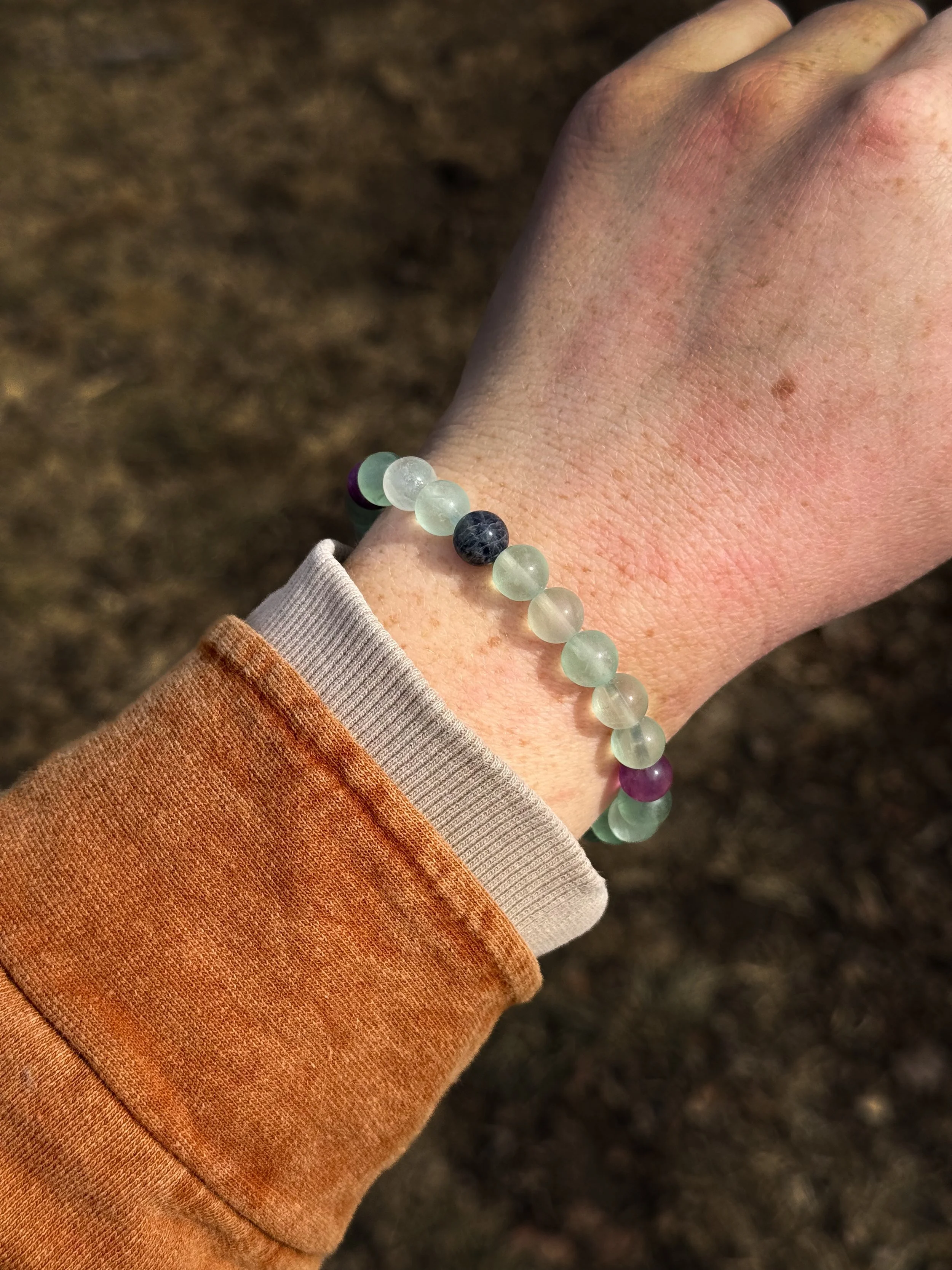 Fluorite Crystal Bracelet