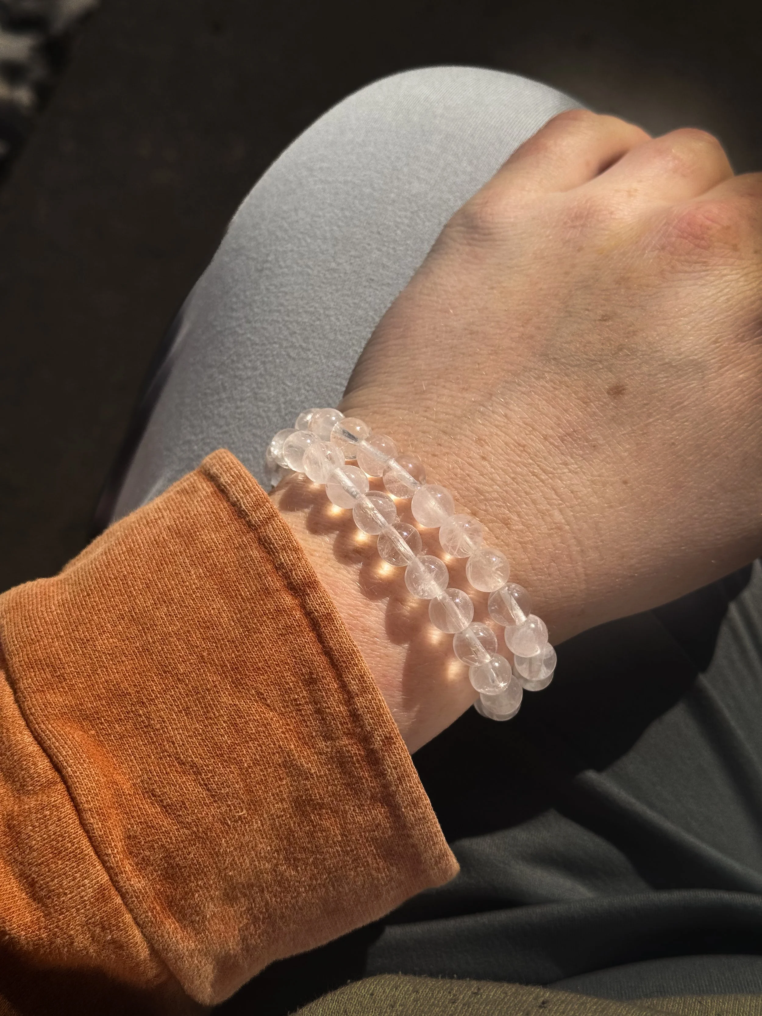 Clear Quartz Crystal Bracelet