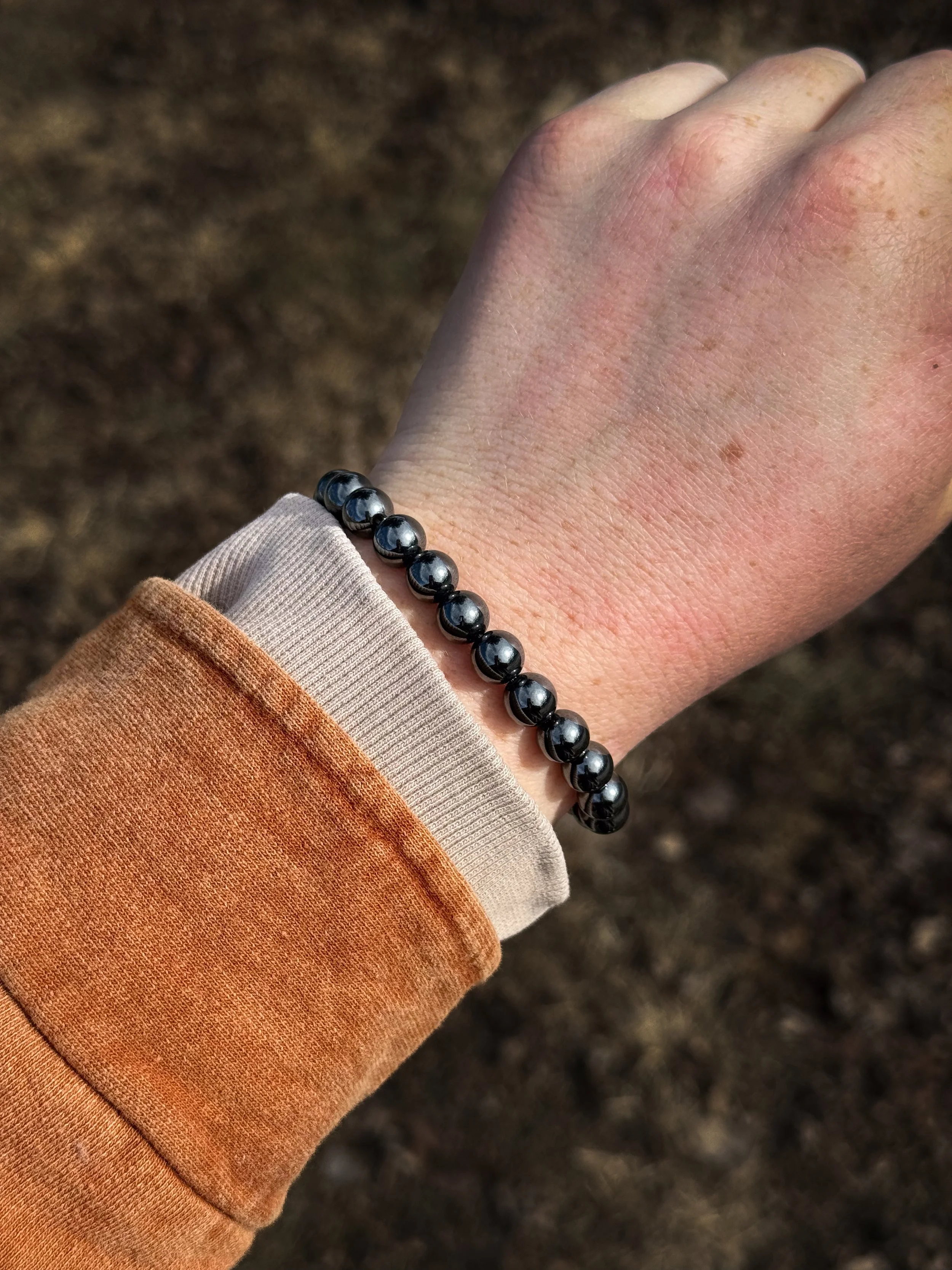 Hematite Crystal Bracelet