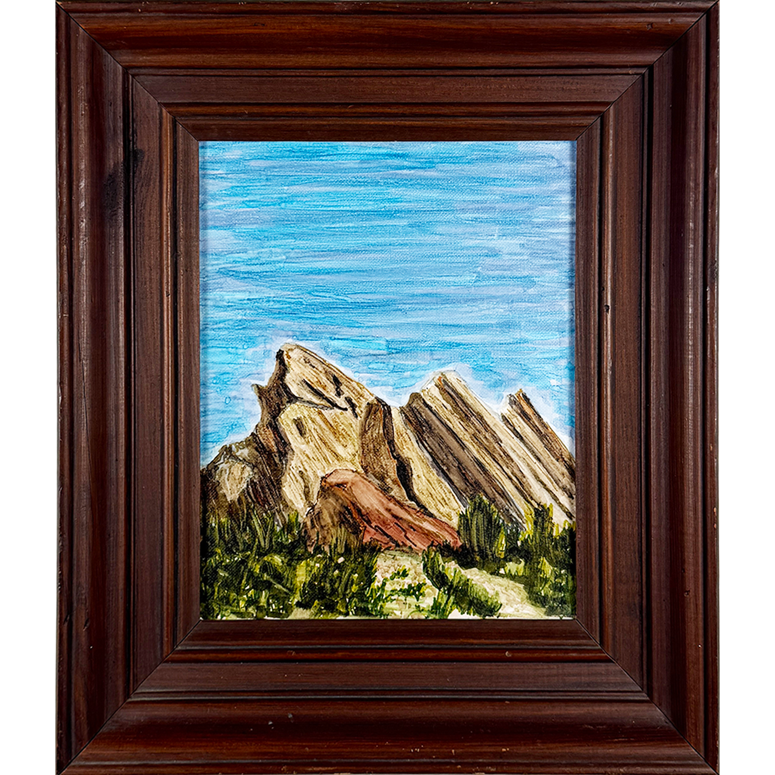 Vazquez Rocks 12"w x 14"h