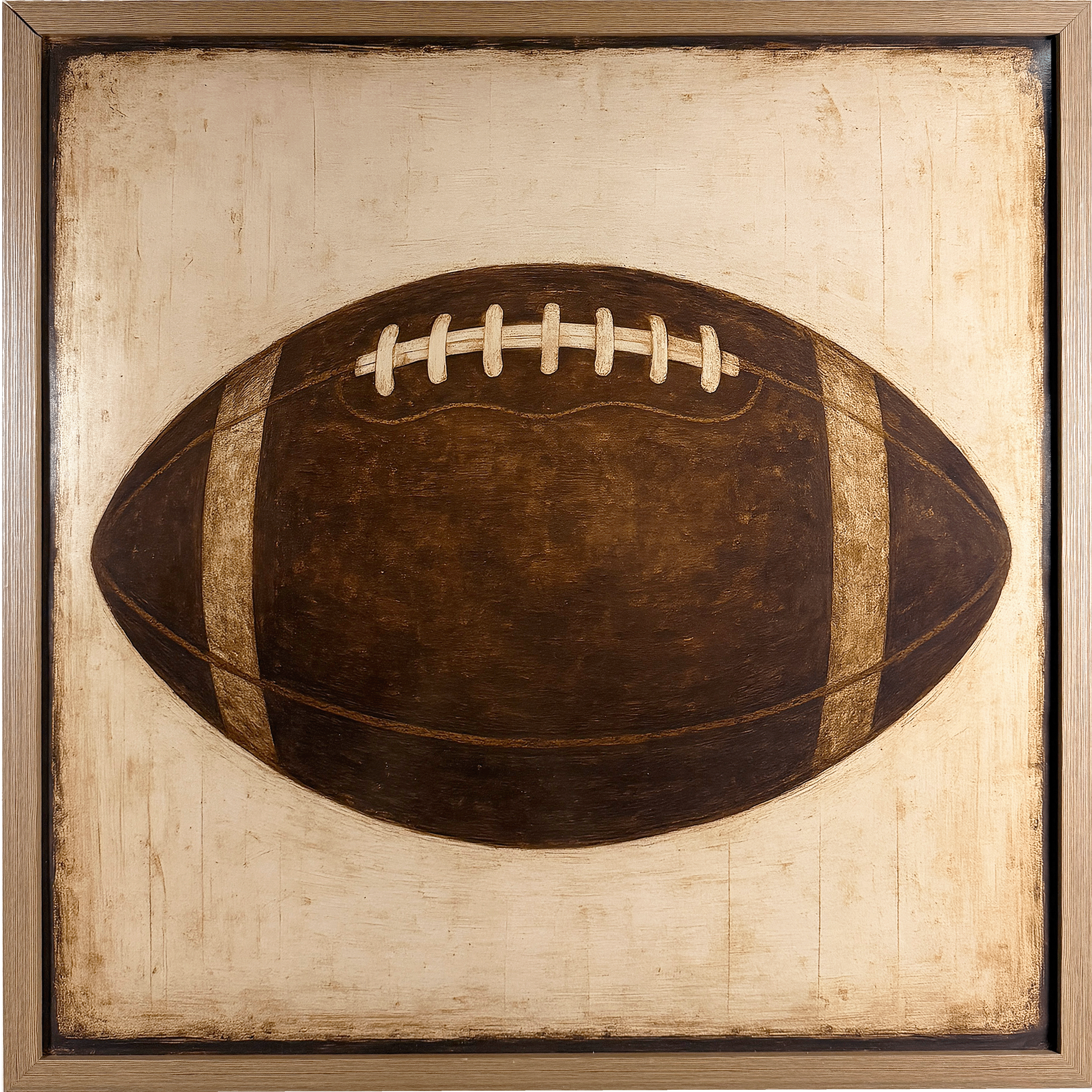 Football 25" x 25"