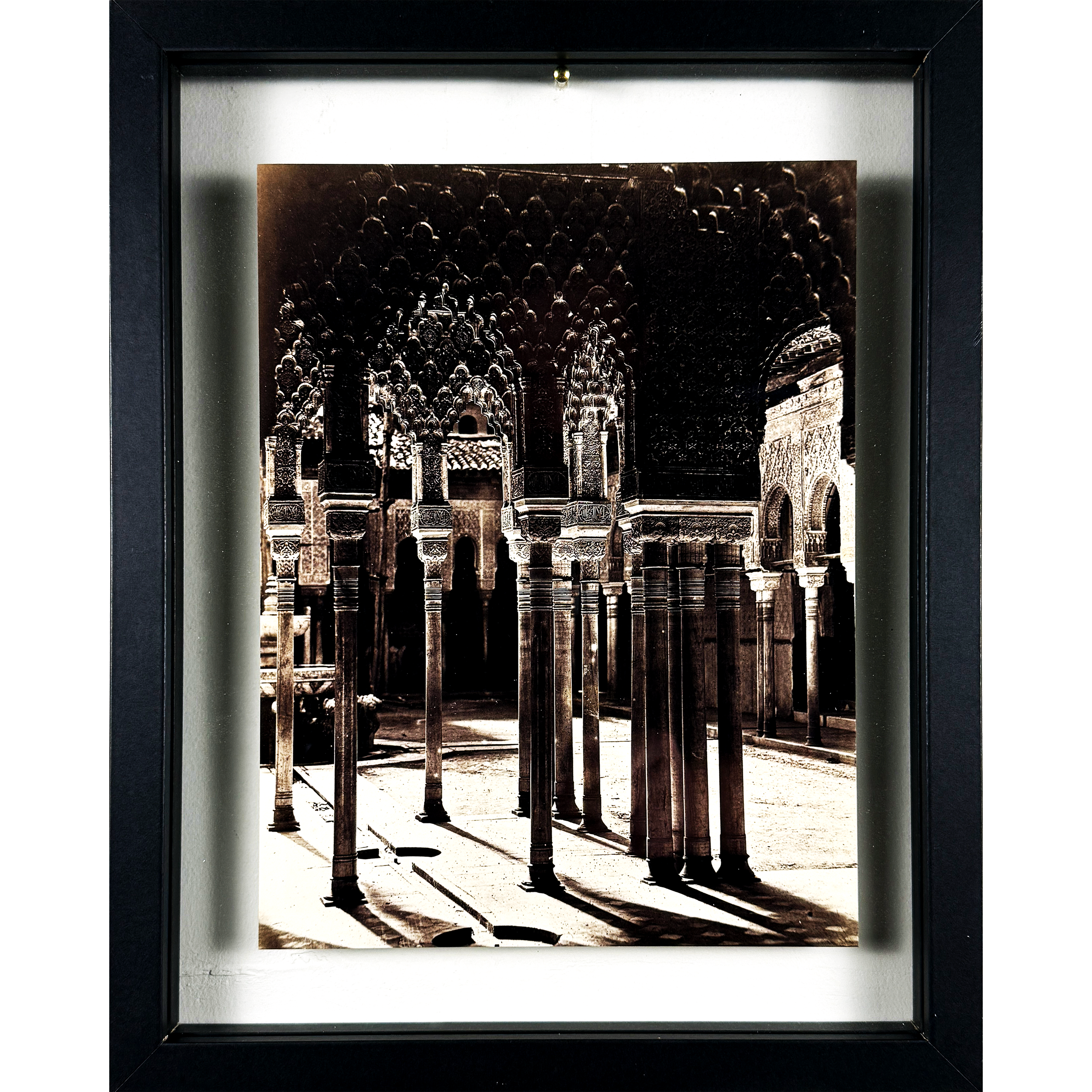 The Lion Court Columns 12"w x 15"h