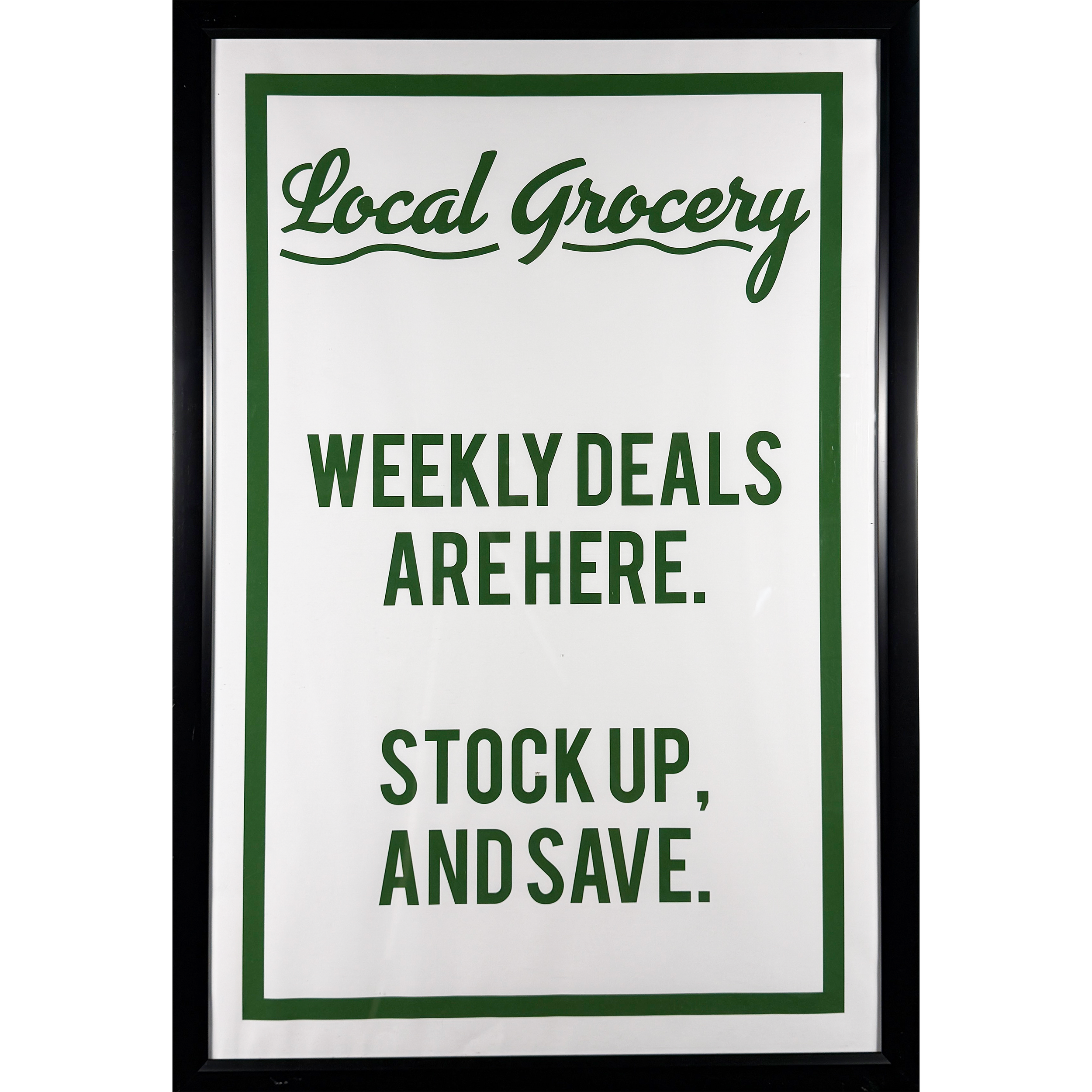 Local Grovery 26"w x 38"h