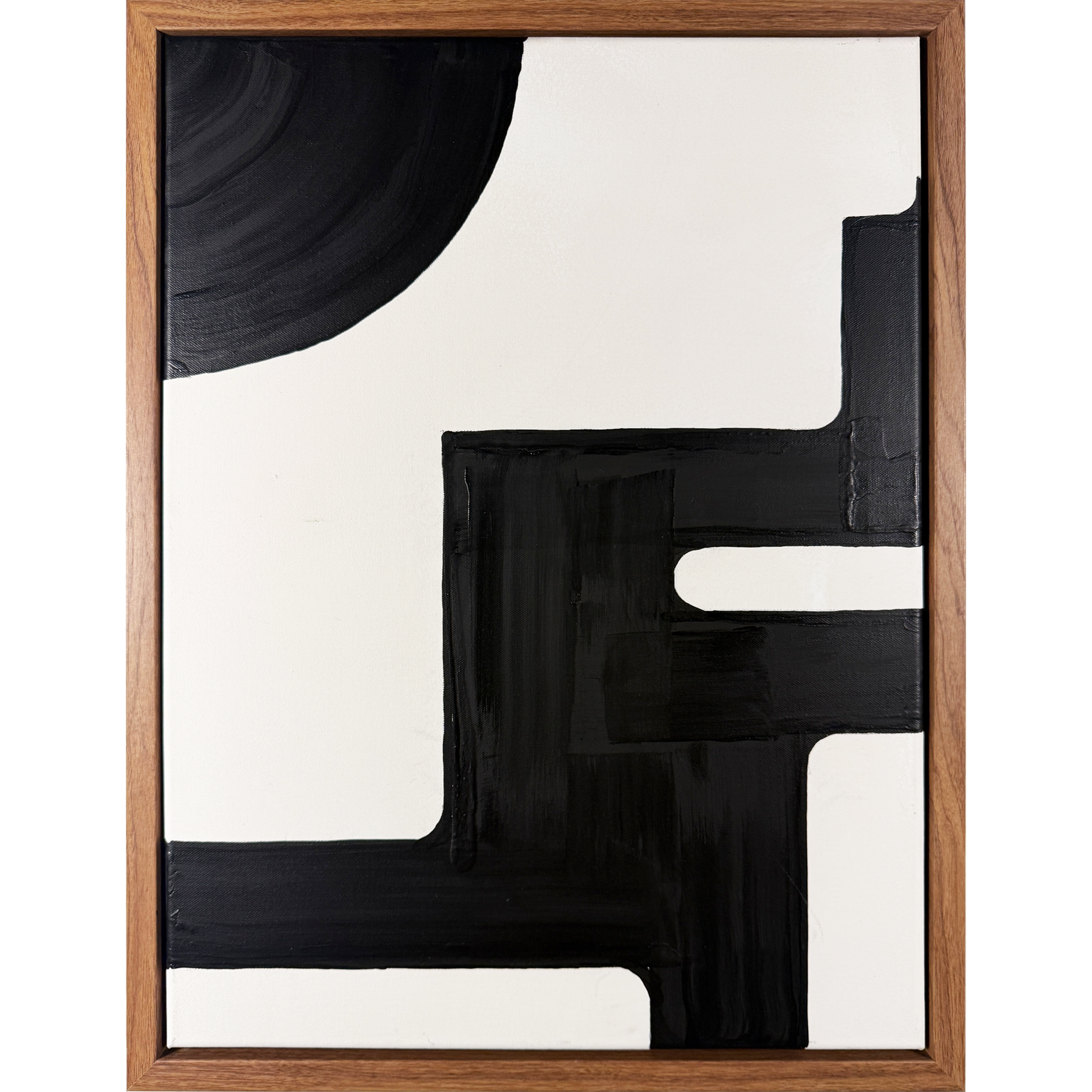 Black and White Diptych 2 of 2 - 20"w x 26"h