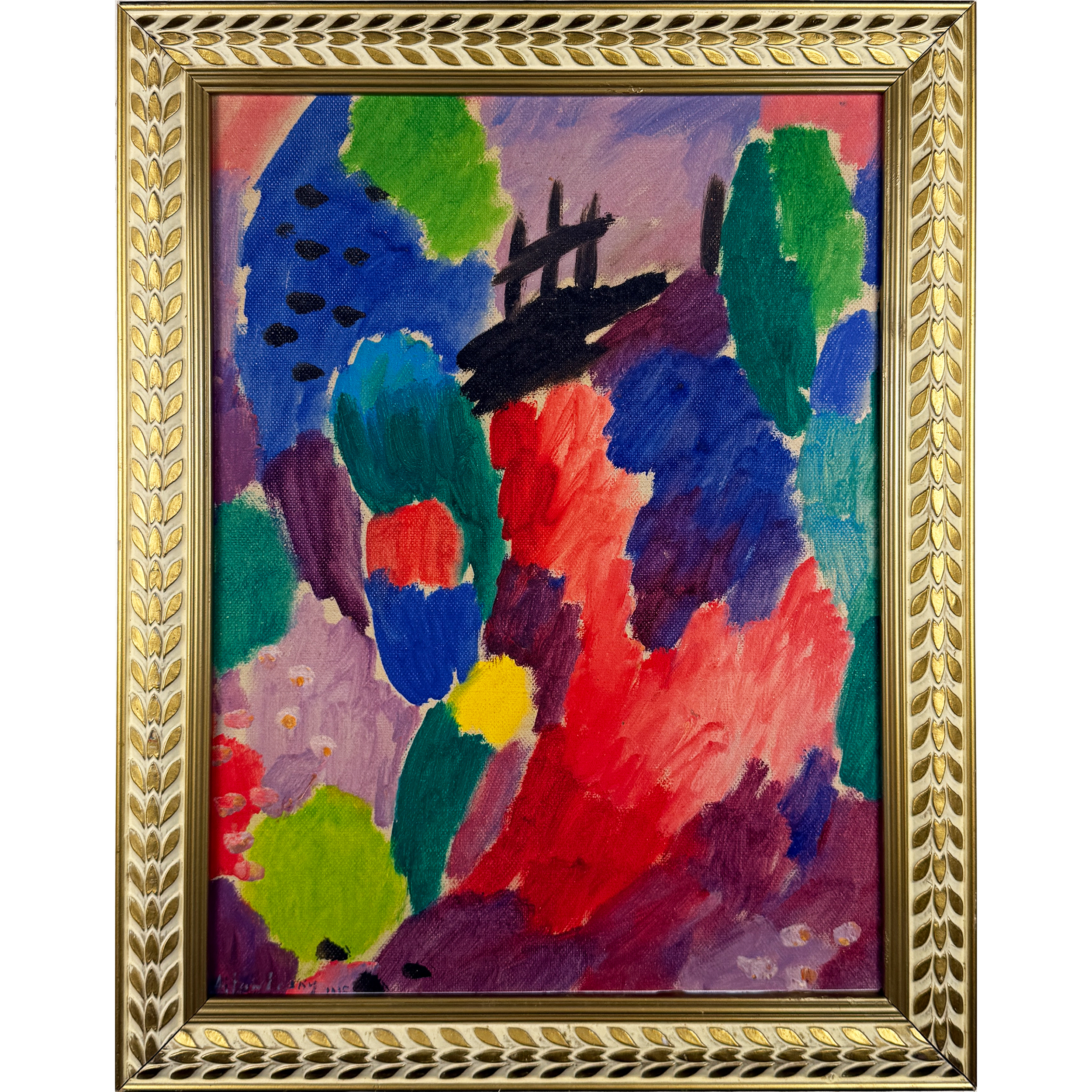 Colorful Brush Strokes 15w x 19h