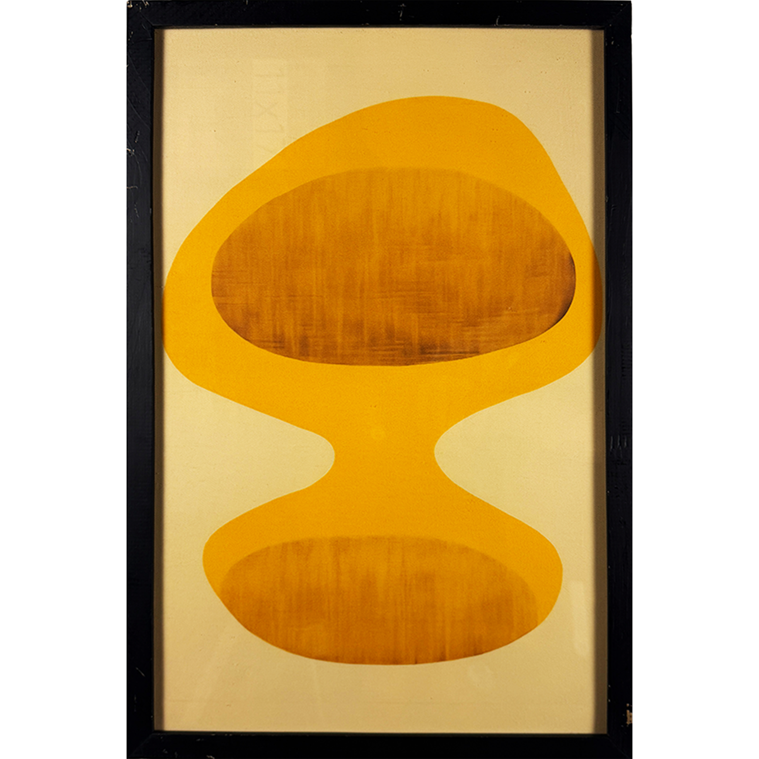 Yellow Blob 12"w x 18"h