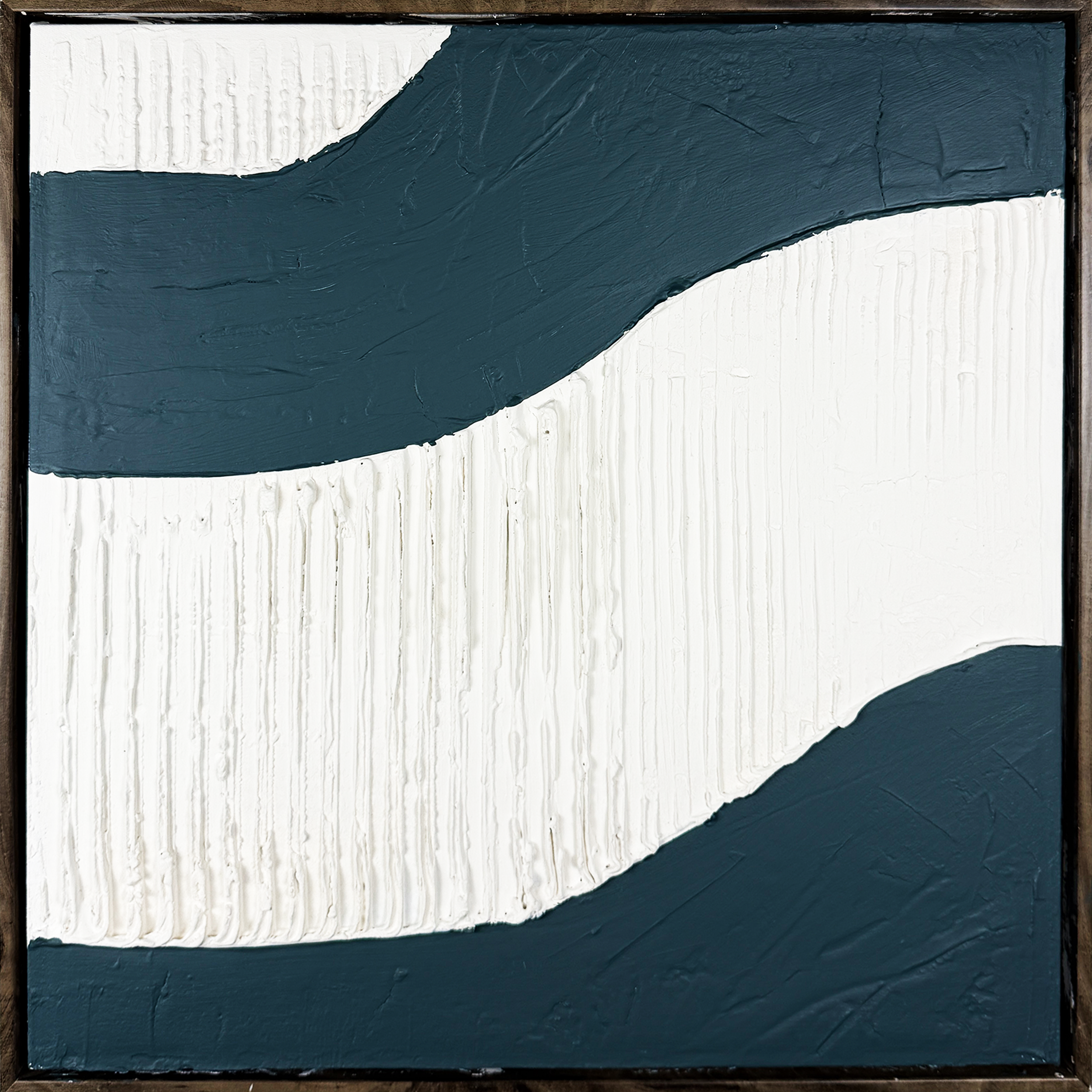 Textured Waves 17" x 17"